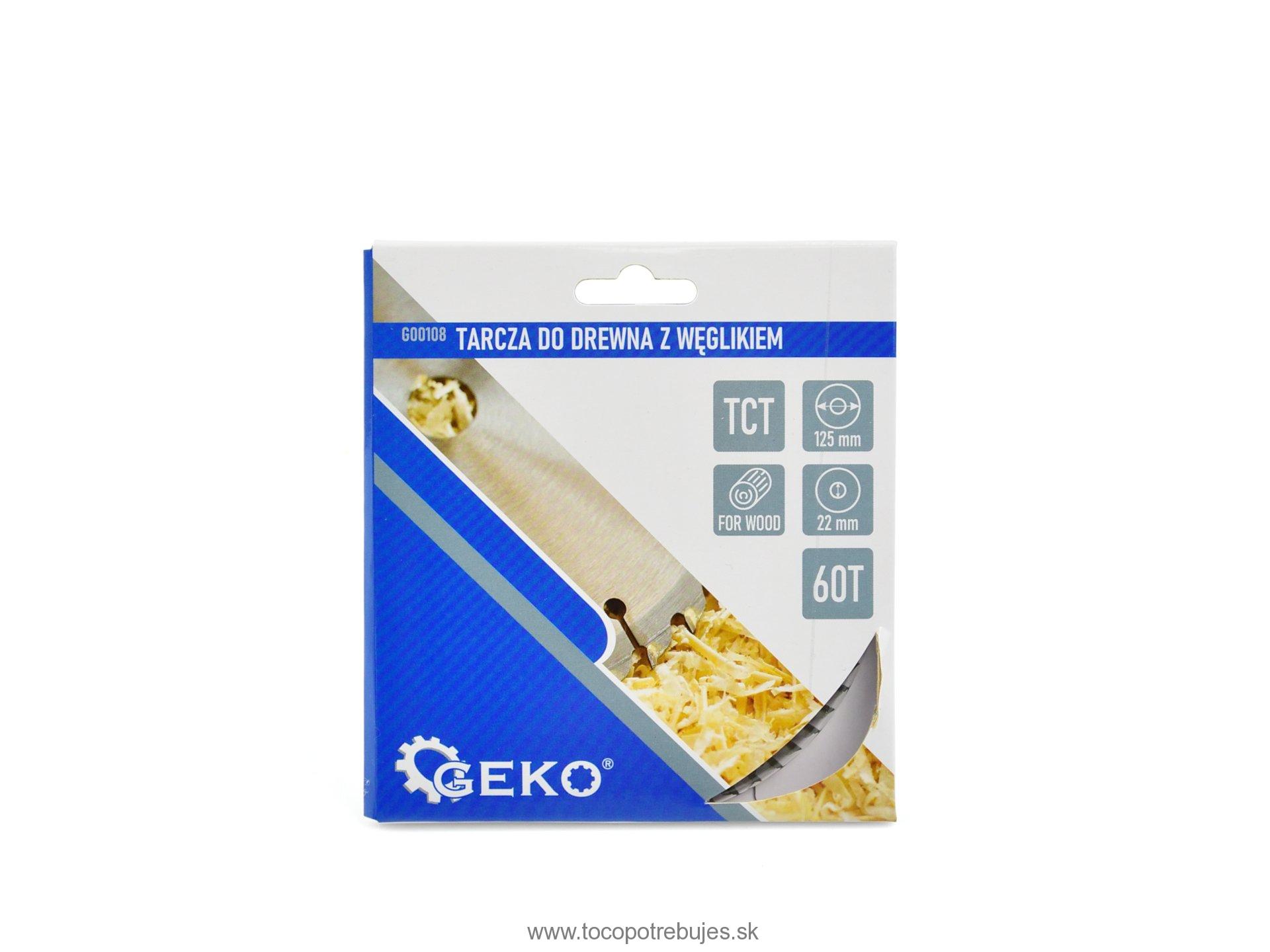 Kotúč na drevo 125x22x60z - GEKO G00108