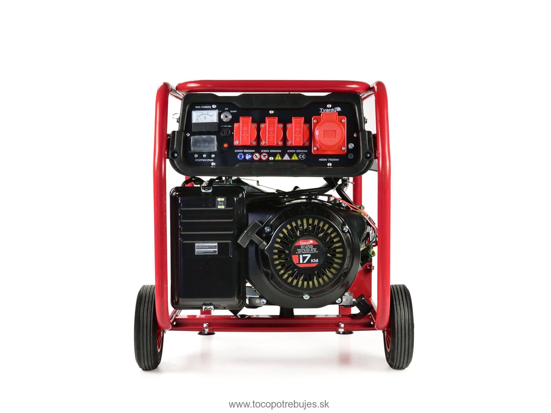 Elektrocentrála 17HP 8,5KW - Tvardy T05004