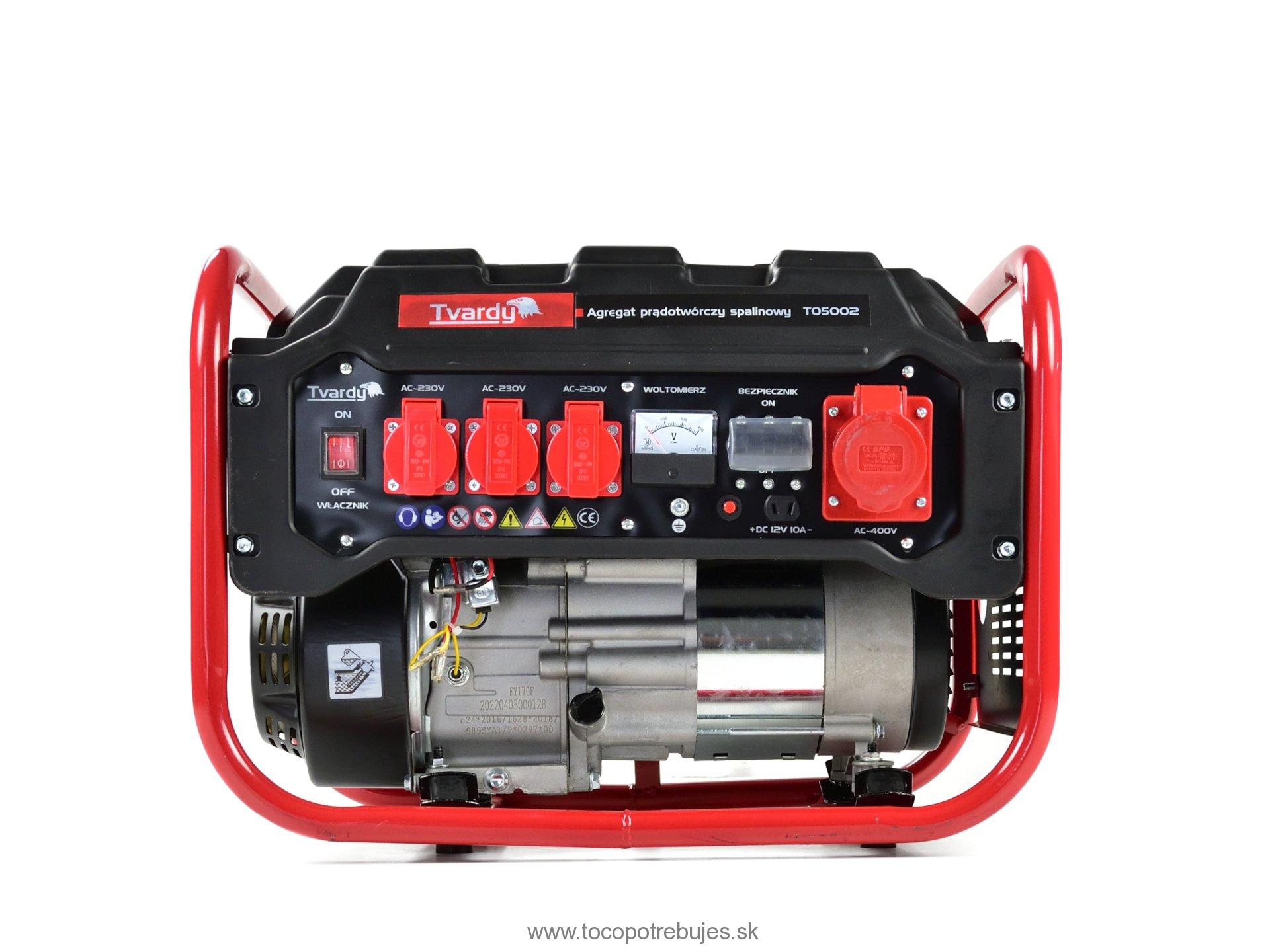 Elektrocentrála 7HP 2,8KW - Tvardy T05002