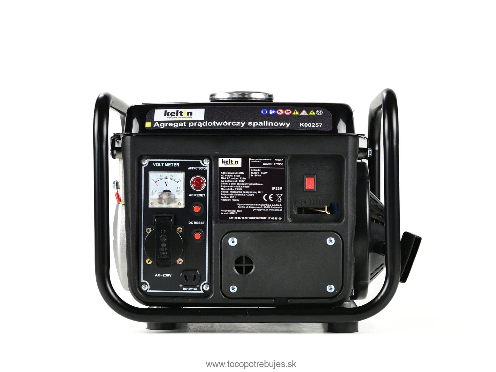 Elektrocentrála 2HP 720W - Keltin K00257