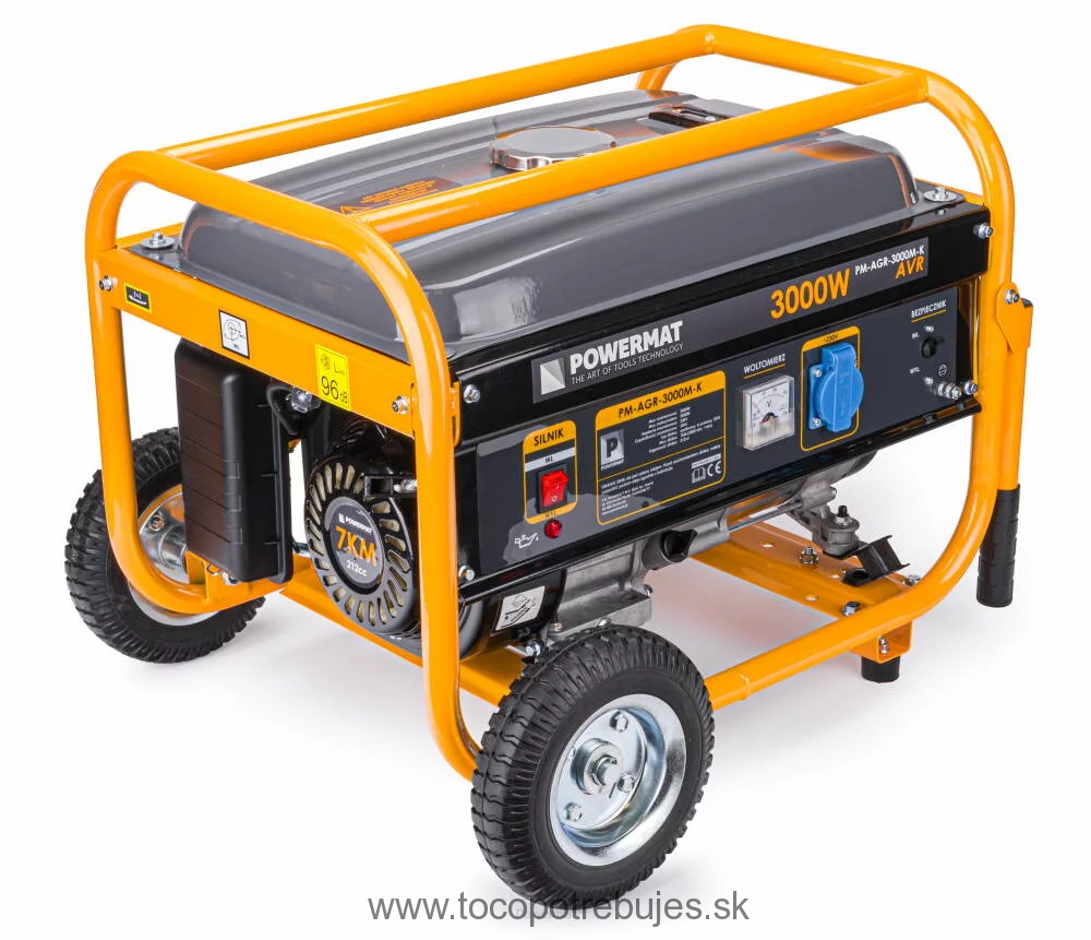 Elektrocentrála 3000W 230V PM-AGR-3000M-K - POWERMAT