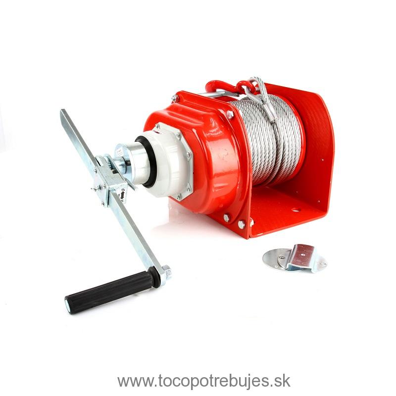 Ručný lanový navijak 1000kg / 40m - MAR-POL M80746