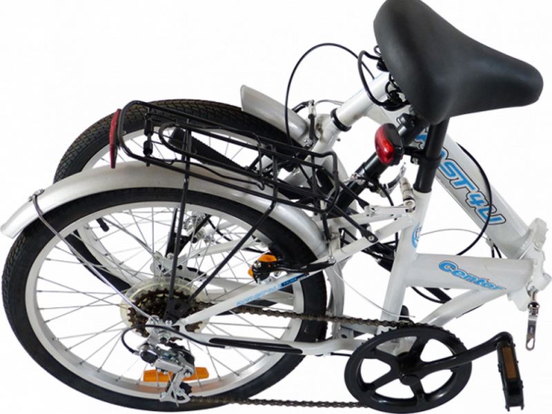 Skladací bicykel 2FAST4U 20" strieborný
