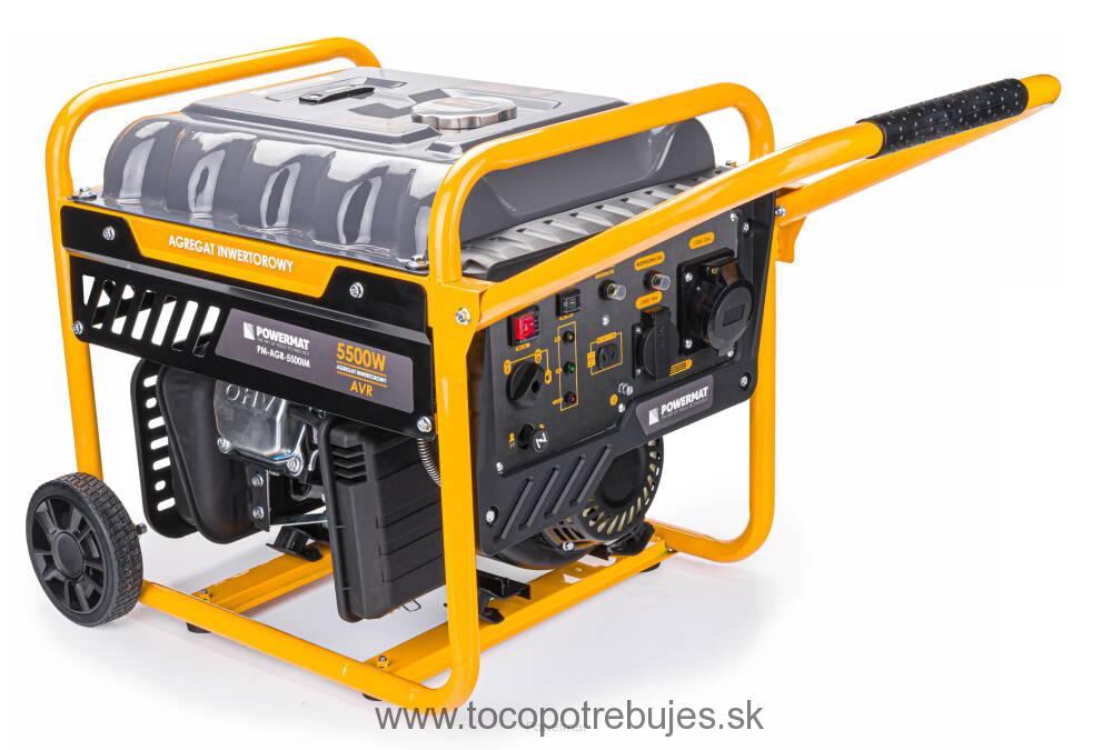 Invertorová elektrocentrála 5.5kW 230V/12V - POWERMAT PM-AGR-5500IM