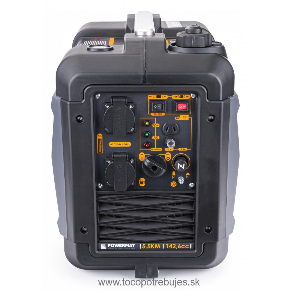 Invertorová elektrocentrála 3000W 2x230V/12V PM-AGR-3000IM - POWERMAT