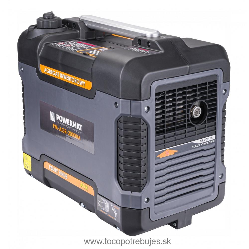 Invertorová elektrocentrála 2000W 2x230V/12V - POWERMAT PM-AGR-2000IM