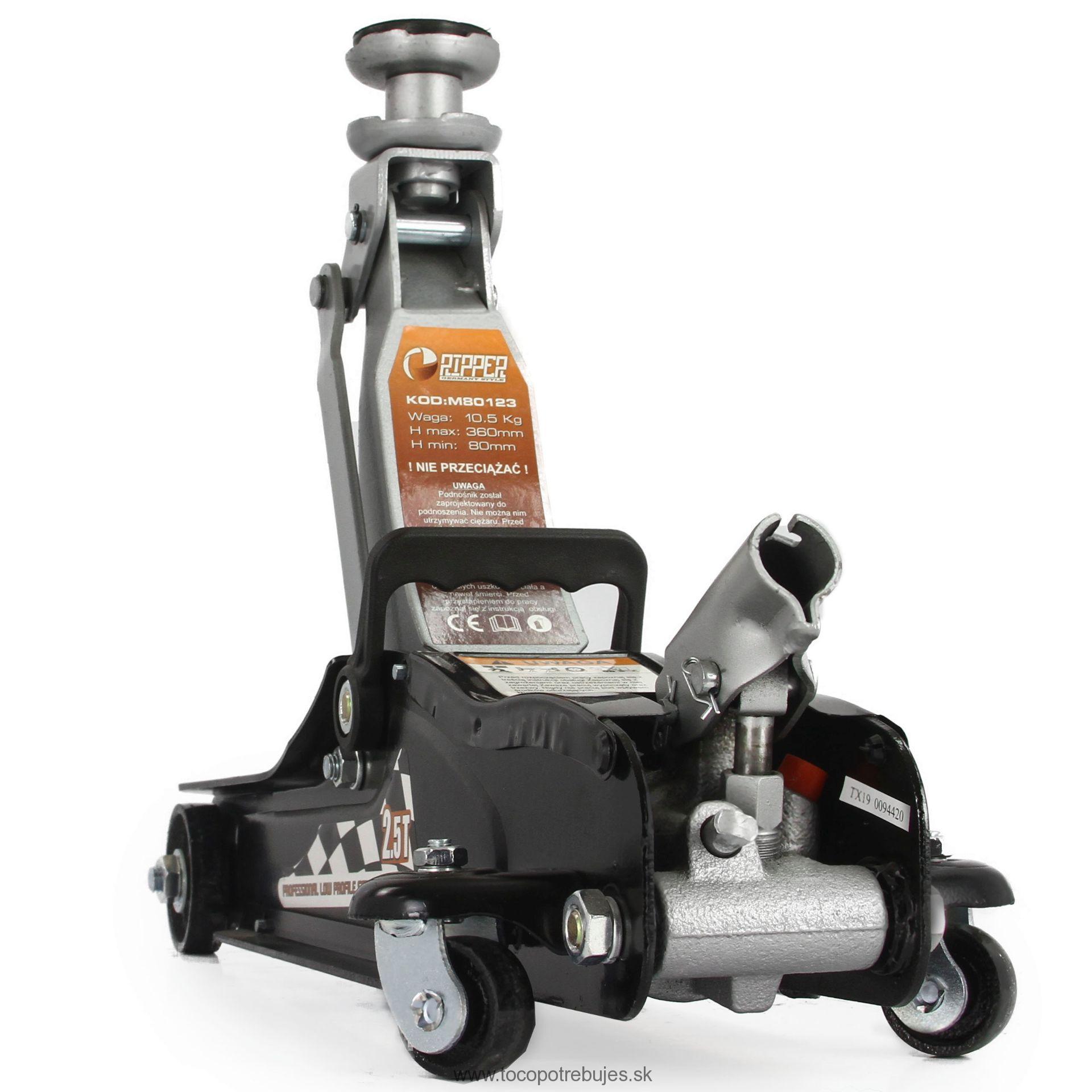 Pojízdný nízkoprofilový hydraulický zdvihák 2,5t - RIPPER M280123