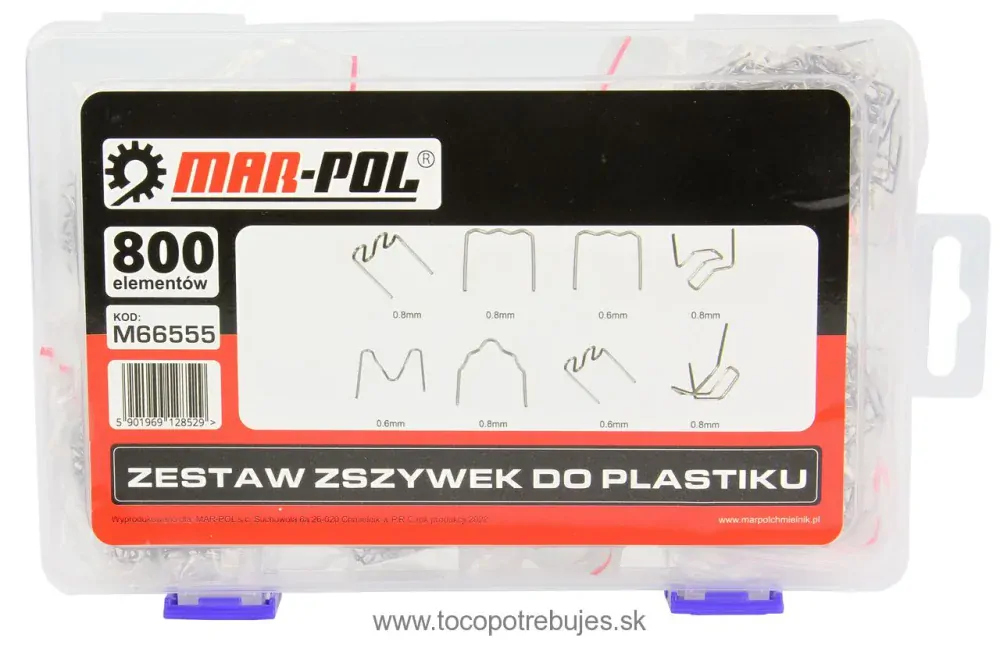 800 kusov zváracieho drôtu pre zváračku plastov  - MAR-POL M66555
