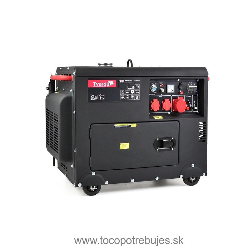 Dieselová elektrocentrála Tvardy 11HP 6,4KW