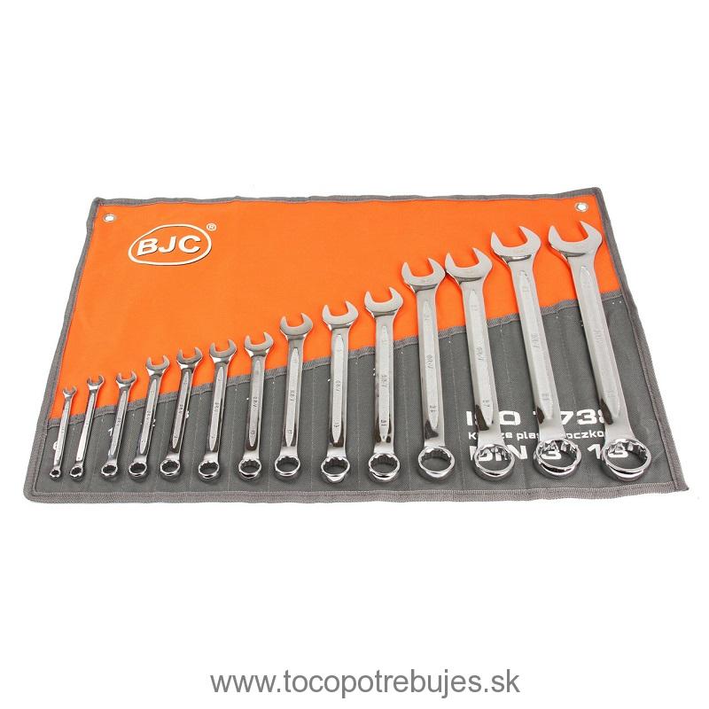 Kľúče očko vidlicové nástenné 14ks 6 - 32mm - BJC M58135