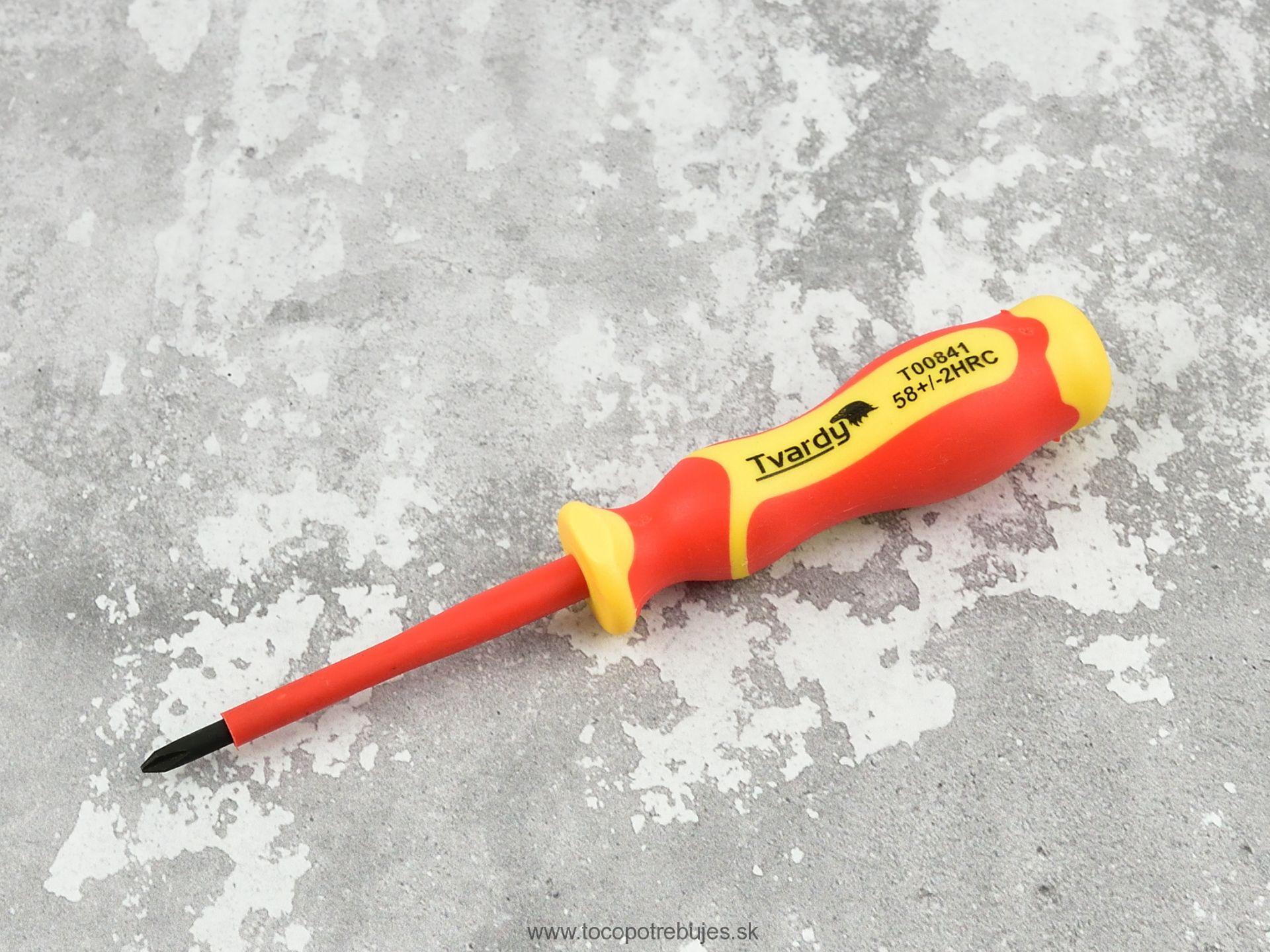 Izolovaný krížový skrutkovač PH1x80 VDE - Tvardy T00841