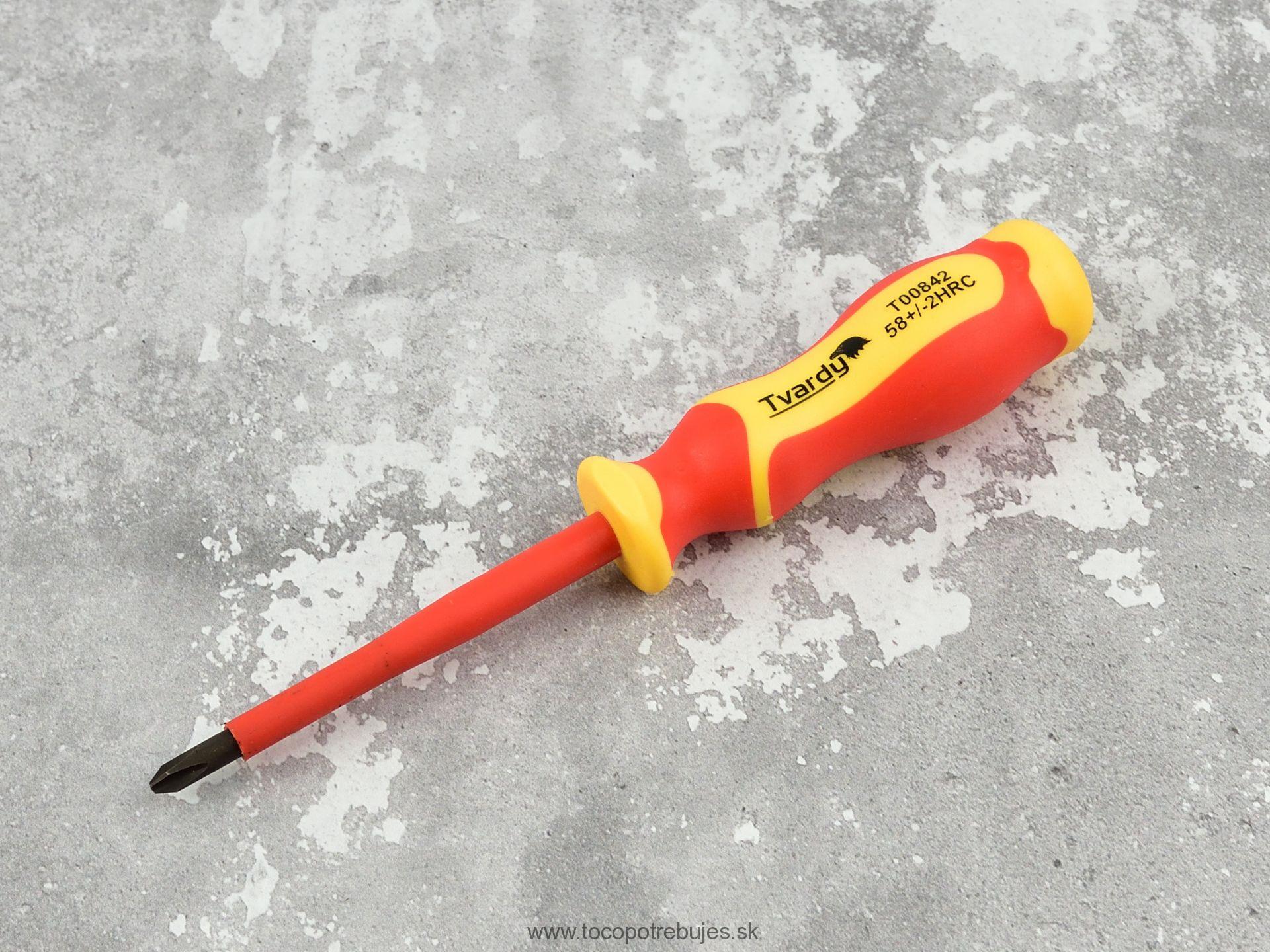 Izolovaný krížový skrutkovač PH2x100 VDE - Tvardy T00842
