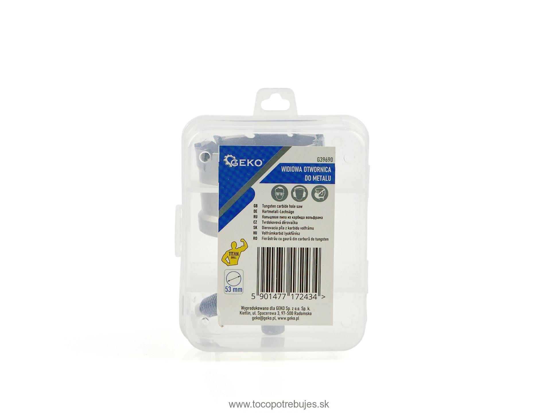 Korunkový vrták do dreva 53mm - GEKO G39690