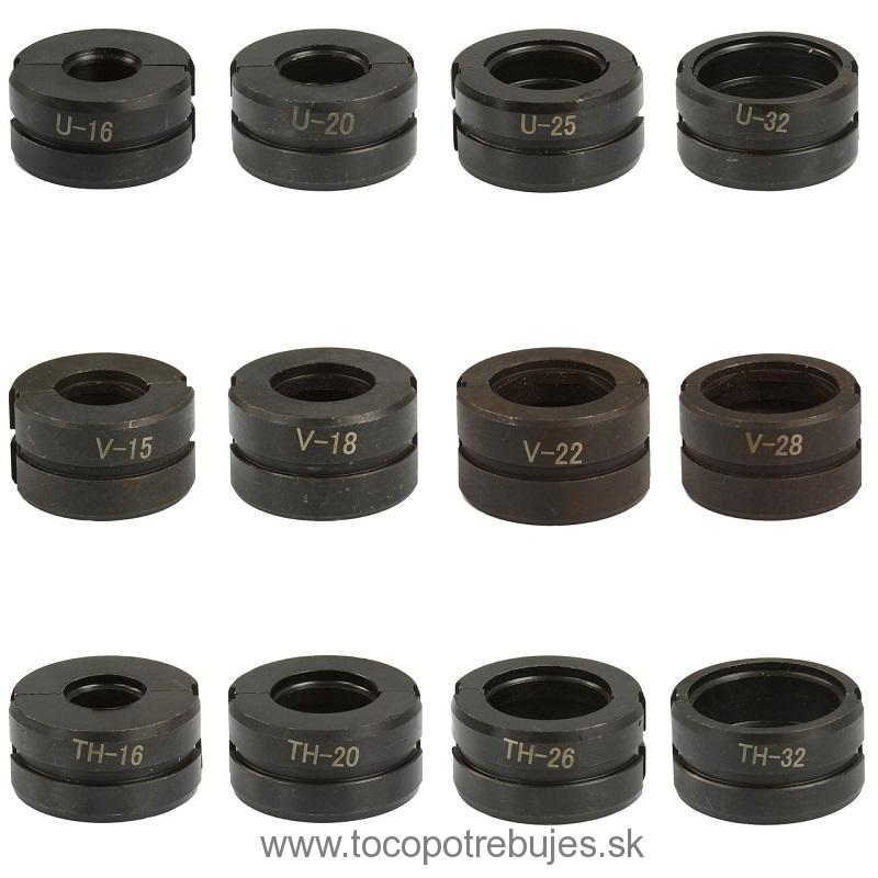 Hydraulické lisovacie kliešte na hliníkoplast PEX čeľuste U, V, TH - CATA M55915C