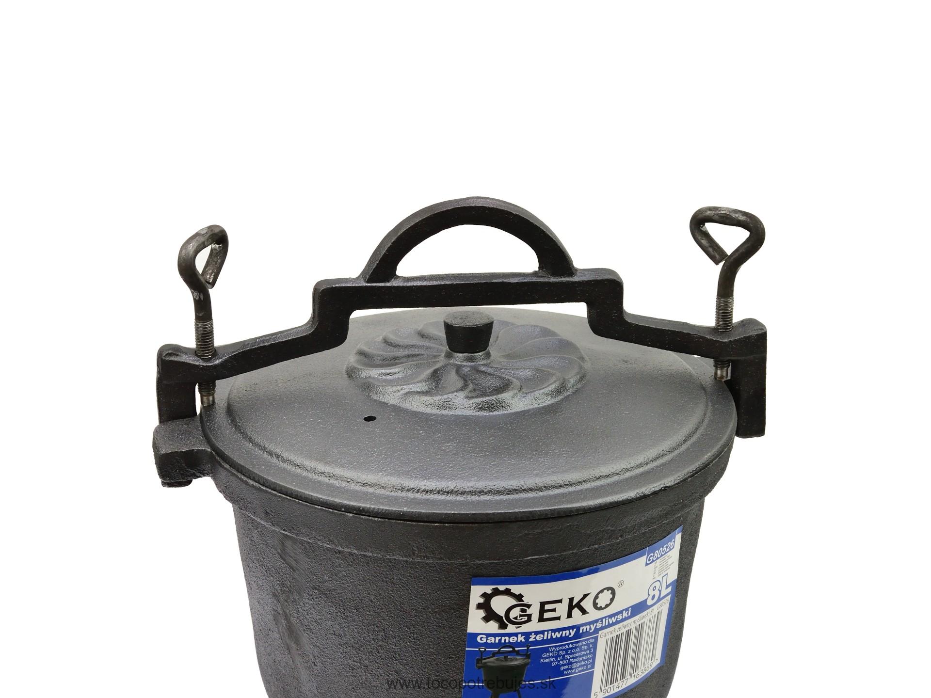 Liatinový kotlík 8L - GEKO G80526