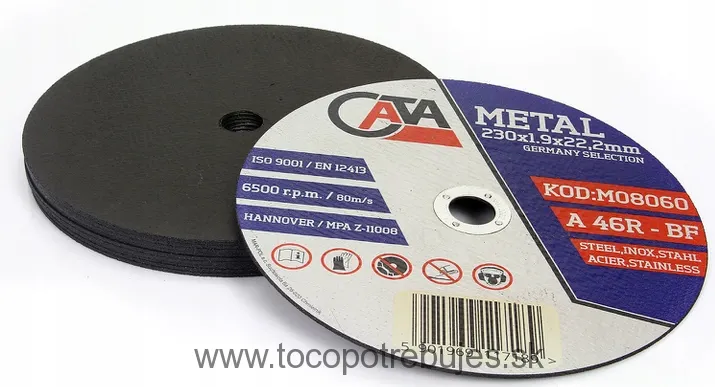 Kotúč na železo 230x2.0x22.2mm - CATA M08061
