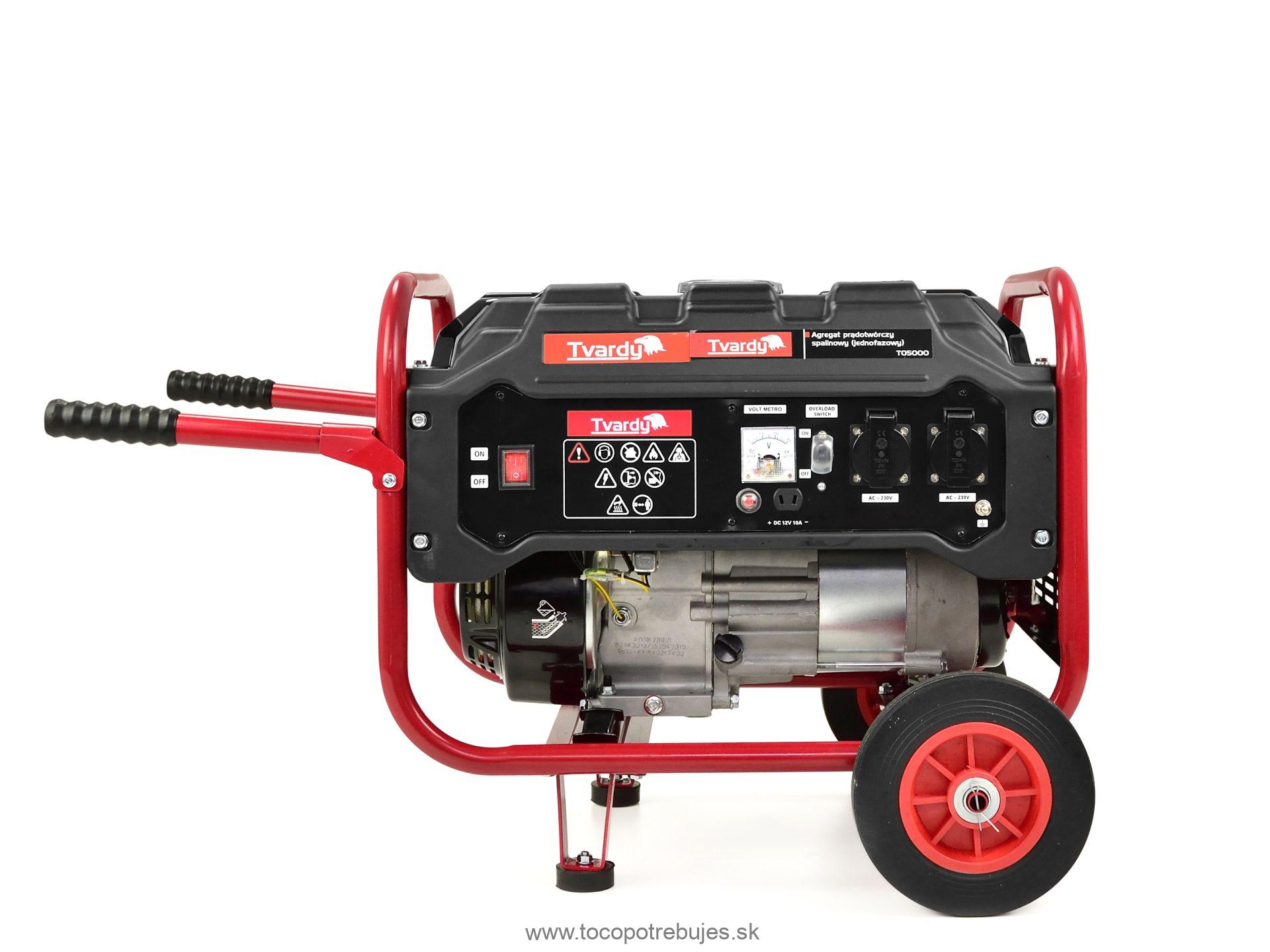 Elektrocentrála 5HP 2,2KW - Tvardy T05000