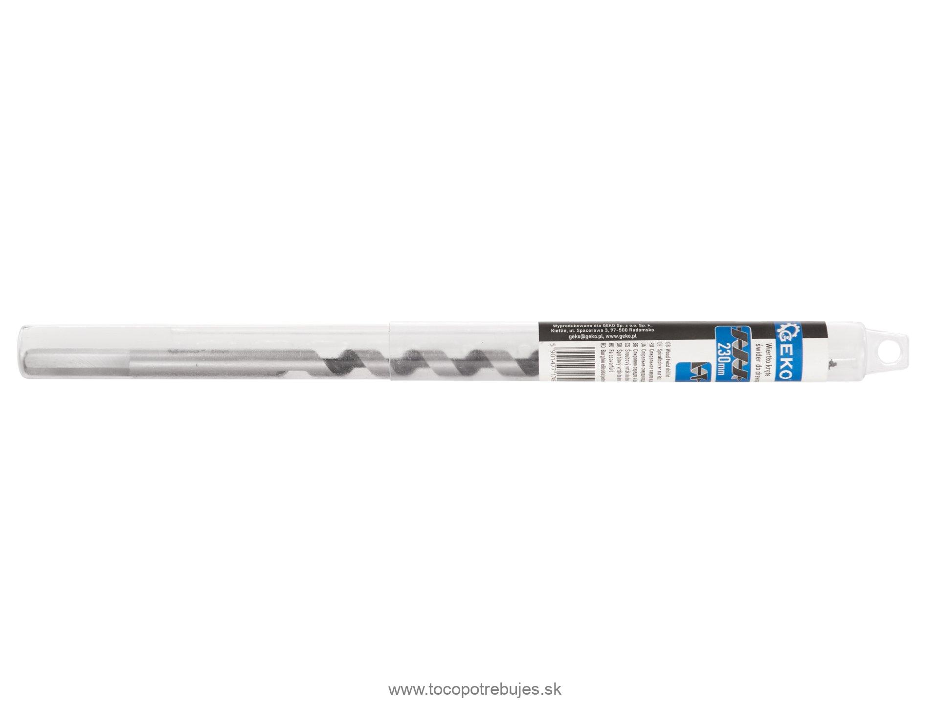 Vrták do dreva 6x230mm - GEKO G37352