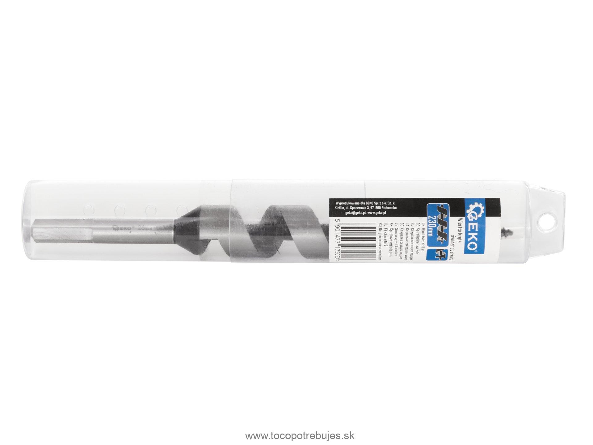 Vrták do dreva 30x230mm - GEKO G37376