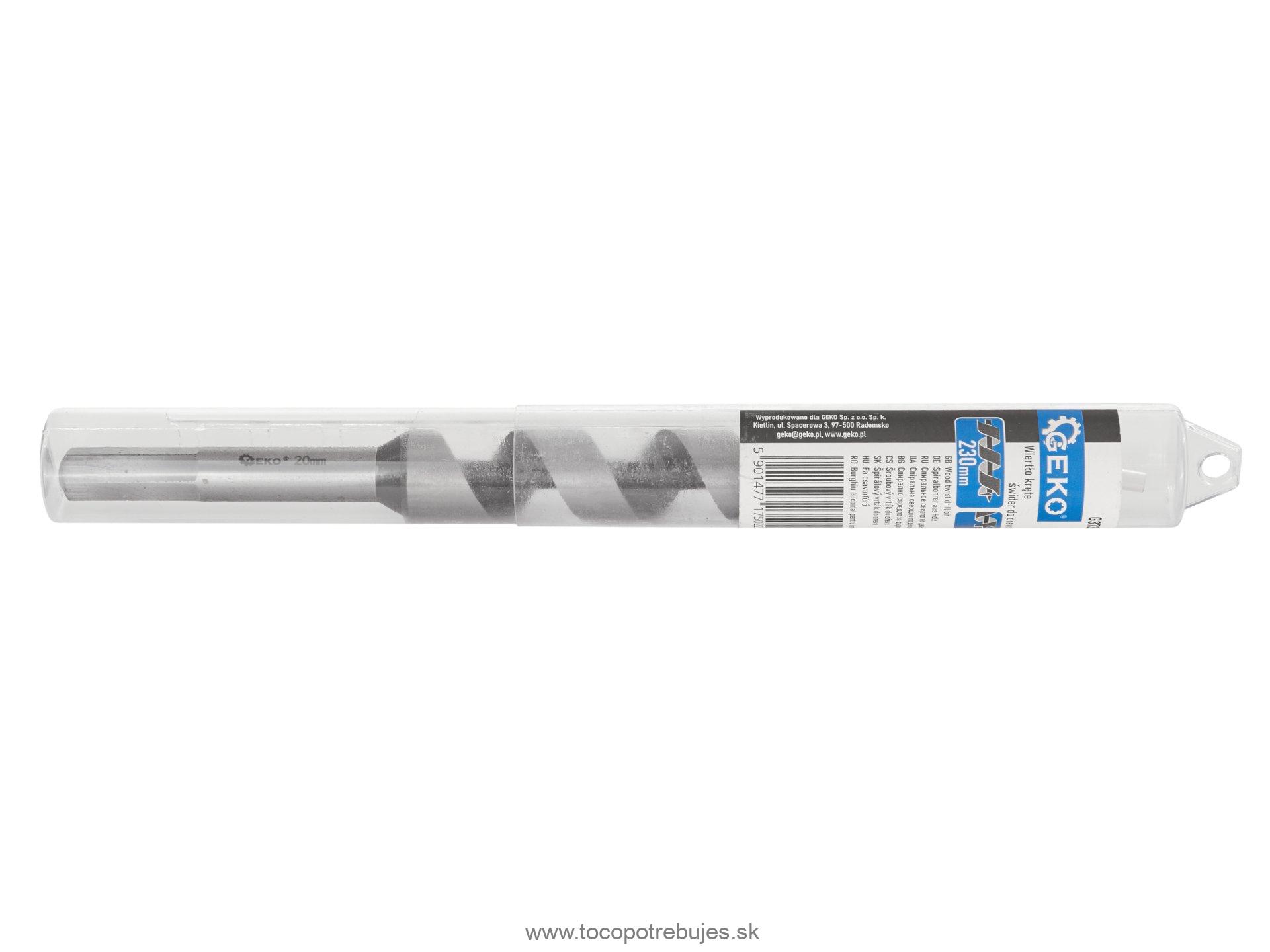 Vrták do dreva 18x230mm - GEKO G37364
