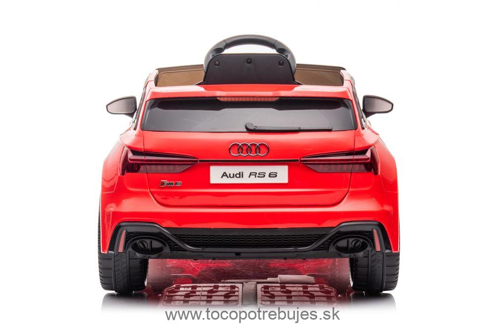 LeanToys Elektrické autíčko Audi RS6, červená