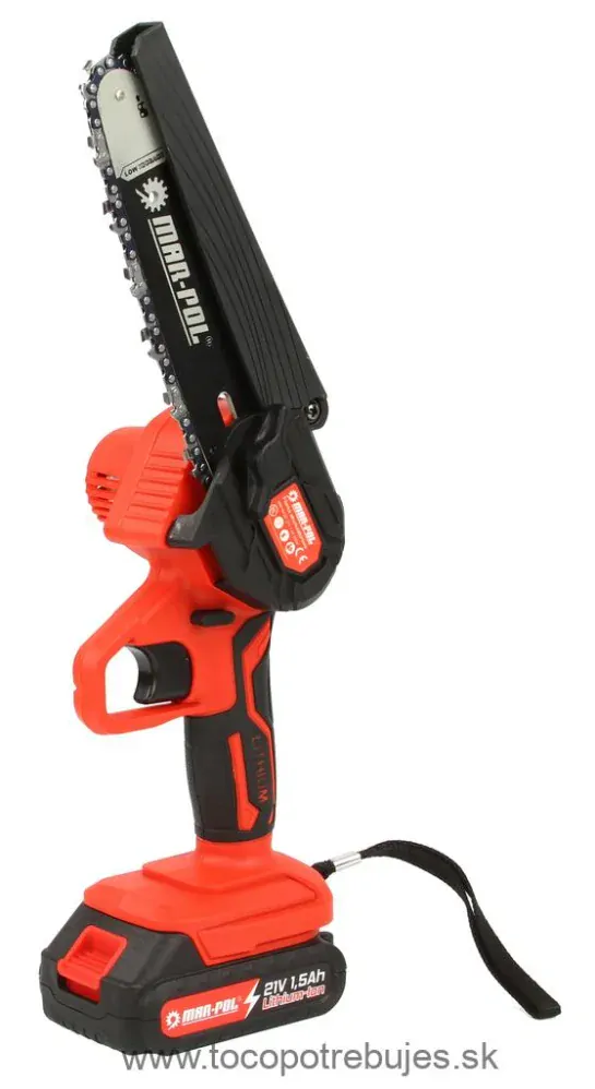 Akumulátorová reťazová píla 21V 1500mAh Li-Ion - MAR-POL M66164
