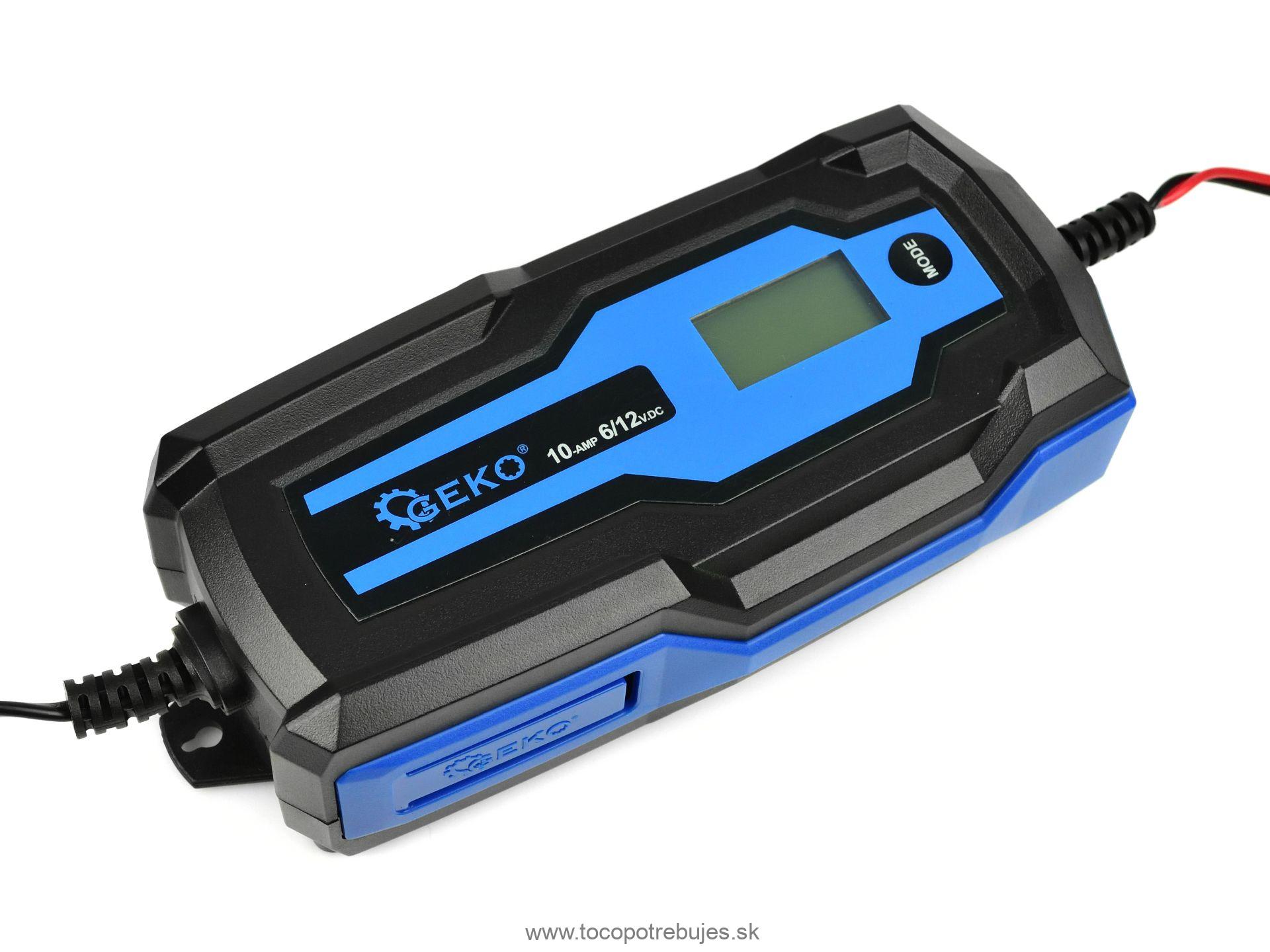 Automatická nabíjačka 6/12V 10A 4Ah-200Ah - GEKO G80061