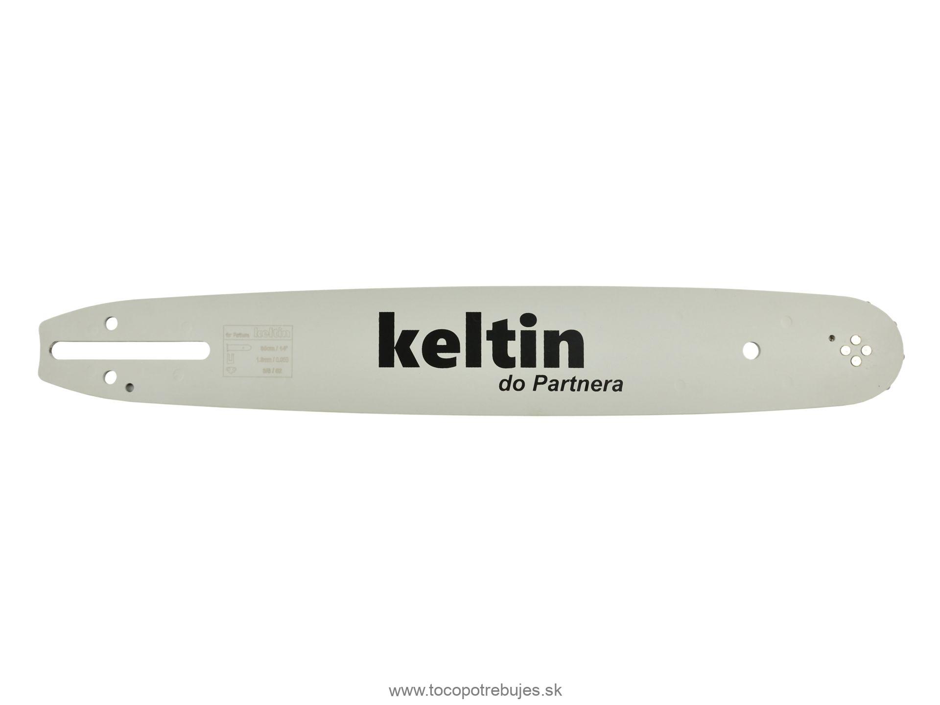 Lišta na pílu + 2x reťaz 14"3/8 - Keltin K02412