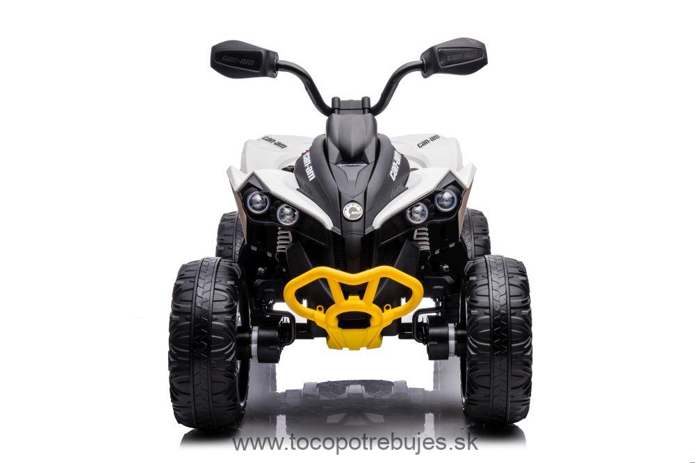 LeanToys Elektrická štvorkolka Can-Am 4x4, biela