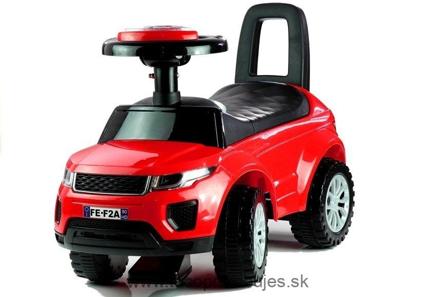 LeanToys Detské odrážadlo 613W červená + biele svetlá L2889 