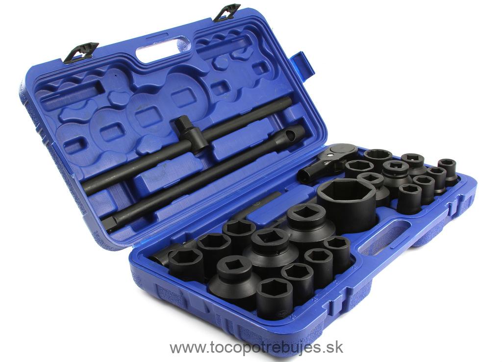 Nástrčné rázové hlavice 26ks, 3/4", 1" - BJC M58248 