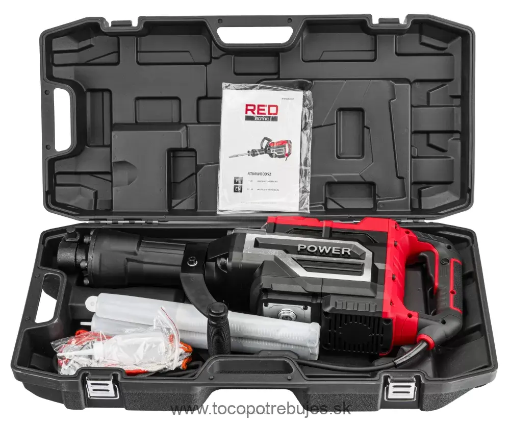 Búracie kladivo 3300W 70J - RED TECHNIC RTMWB0052