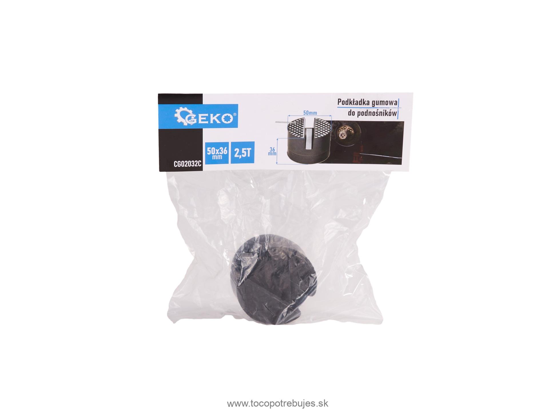 Gumový podstavec na hydraulický zdvihák 2,5T (50x36mm) - GEKO CG02032C