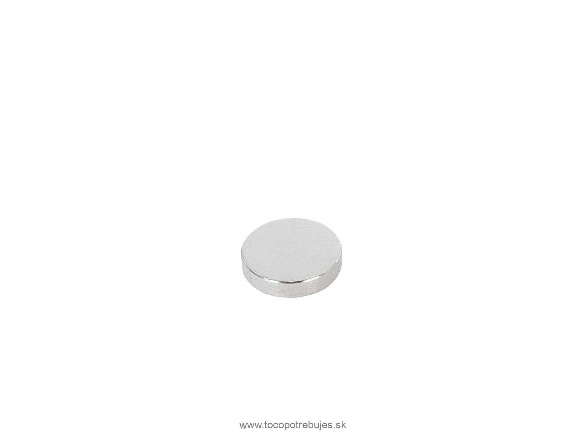Cylindrický neodymový magnet 8x2mm 10ks - GEKO G02428