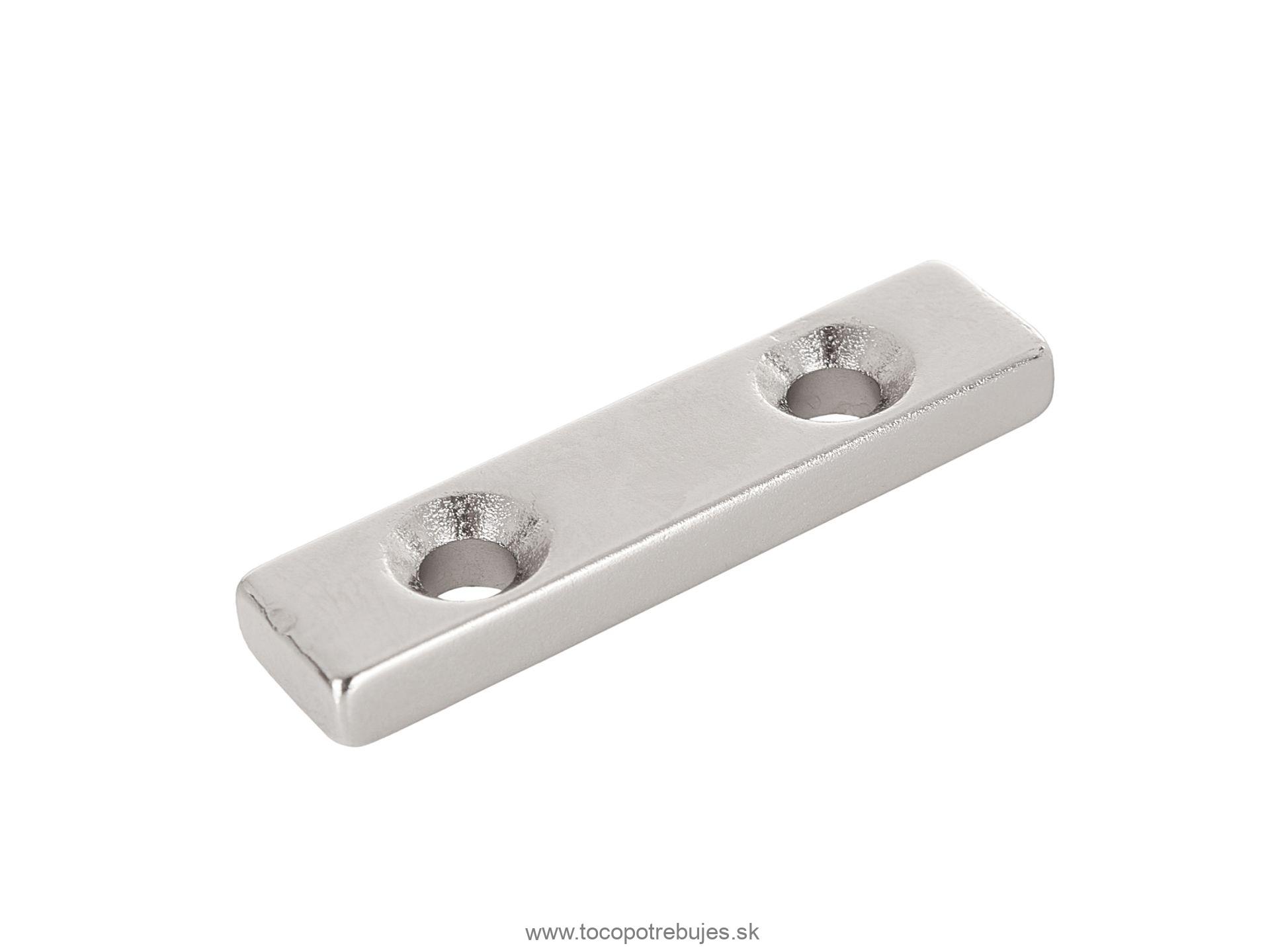 Neodymový magnet 40x10x5mm 2ks - GEKO G02423