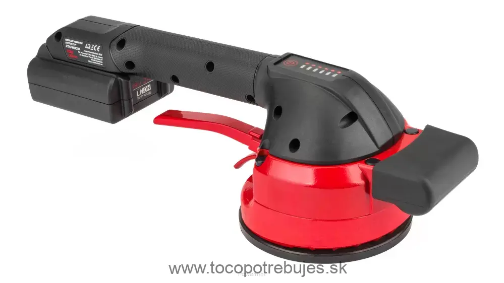 AKU vibračná prísavka na obklady a dlažbu 18V RTAPW0010 - RED TECHNIC