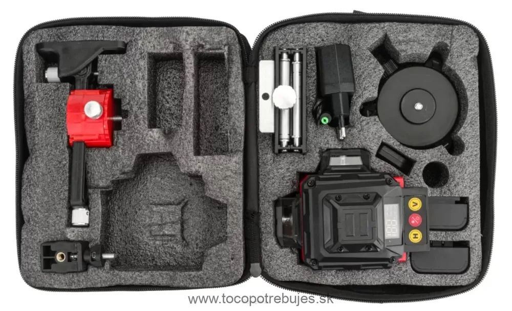 LASEROVÝ KRÍŽOVÝ LASER 4D 360 ZELENÝ RTPLK0036