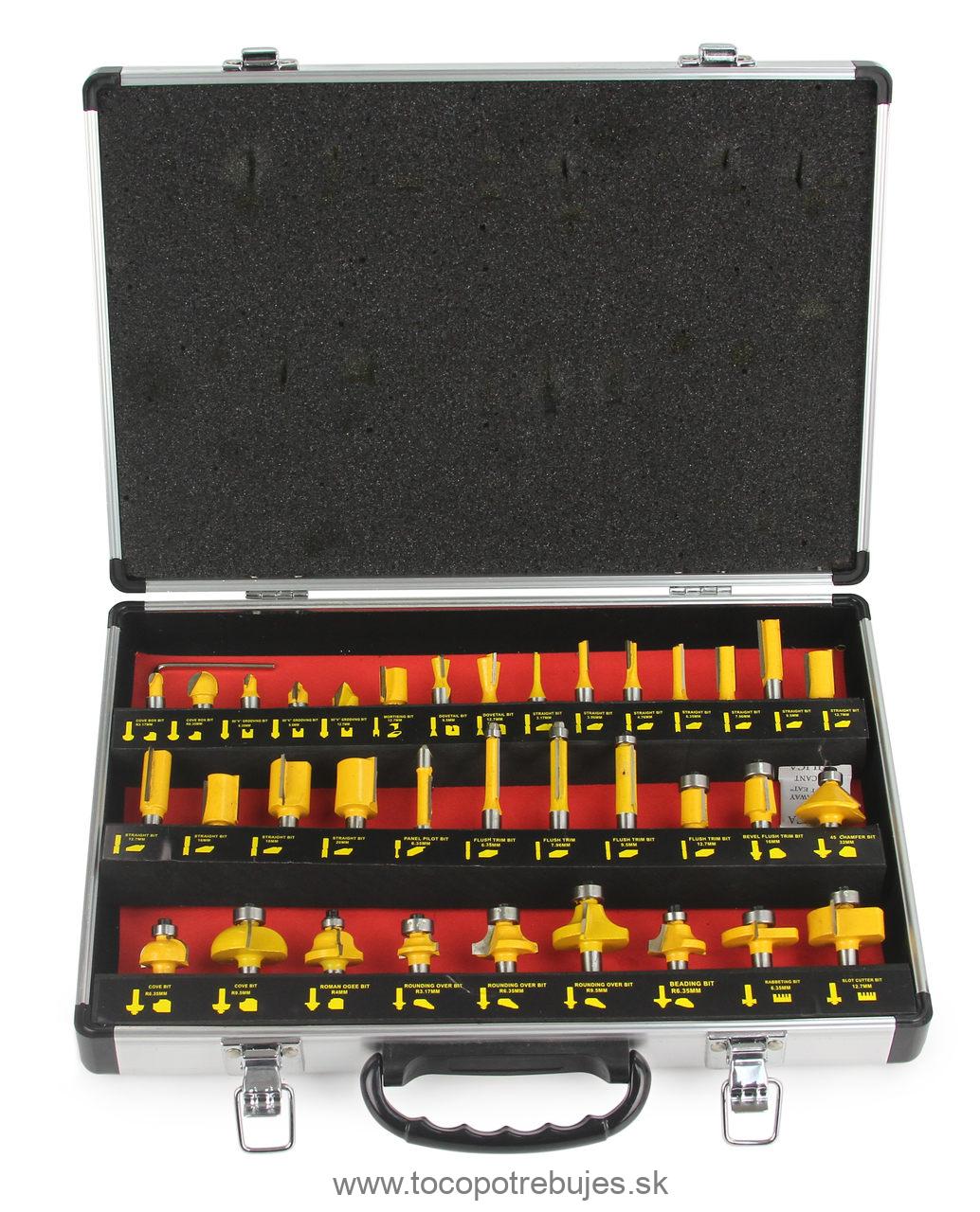 Sada stopkových fréz do dreva 35ks - Ripper M22550R