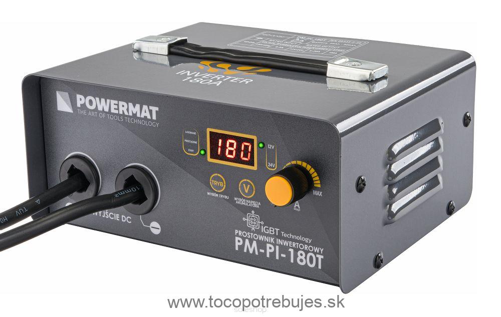 Autonabíjačka so štartérom 12V/24, 180A - POWERMAT PM-PI-180T