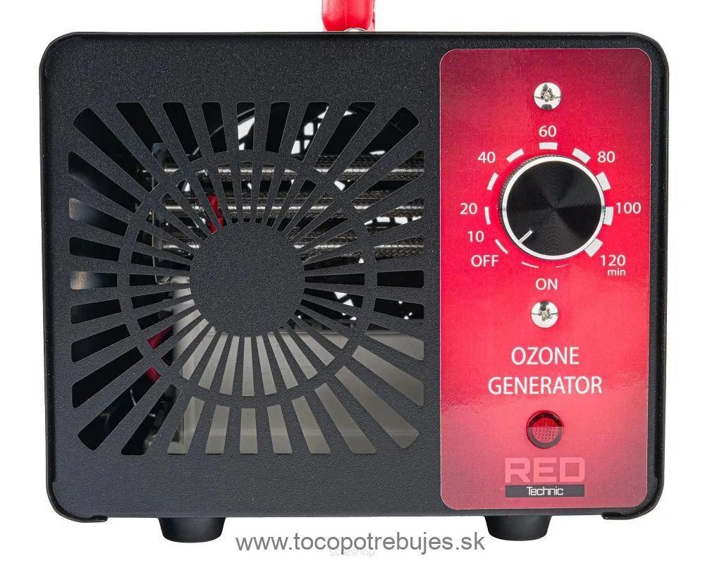 Generátor ozónu 155W, 60 000 mg/h - RED TECHNIC RTGOZ0078