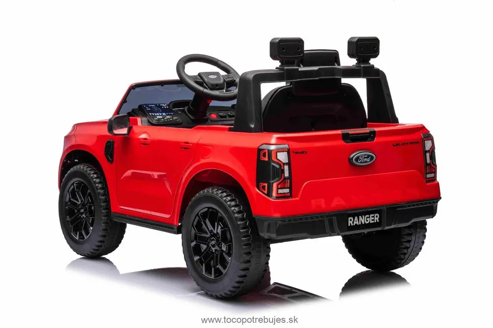 Elektrické autíčko FORD Ranger 12V, 2 X 30W MOTOR, ORIGINAL licencia Modrá