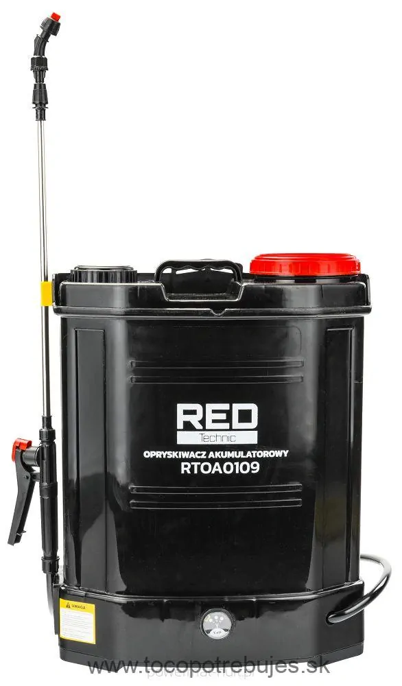 Akumulátorový postrekovač 16L - RED TECHNIC RTOA0109