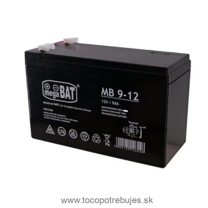 Batéria do elektrického autíčka 12V9Ah - LeanToys 4961