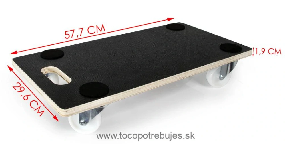 Plošinový transportný vozík 200kg - MAR-POL M80089