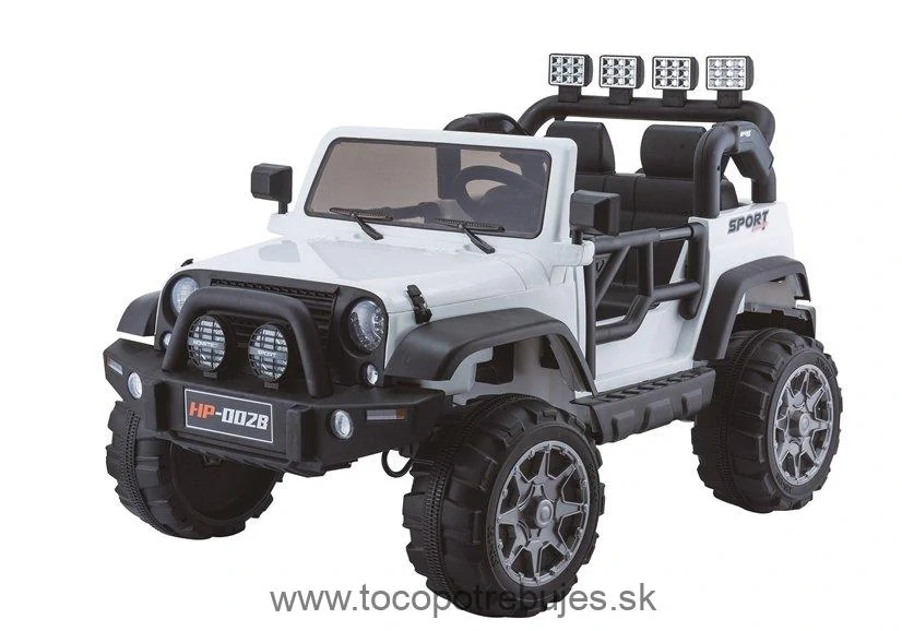 LeanToys Elektrické autíčko Jeep HP012, biela