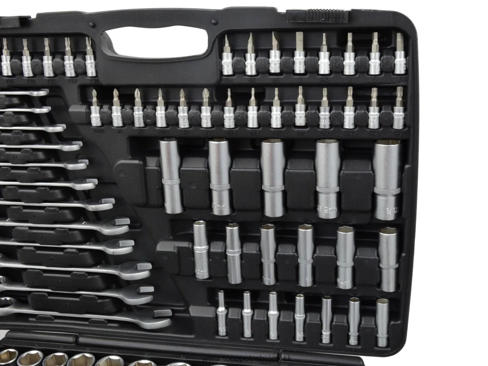 Geko G10158 gola sada 1/2", 3/8",1/4", 216-dielna