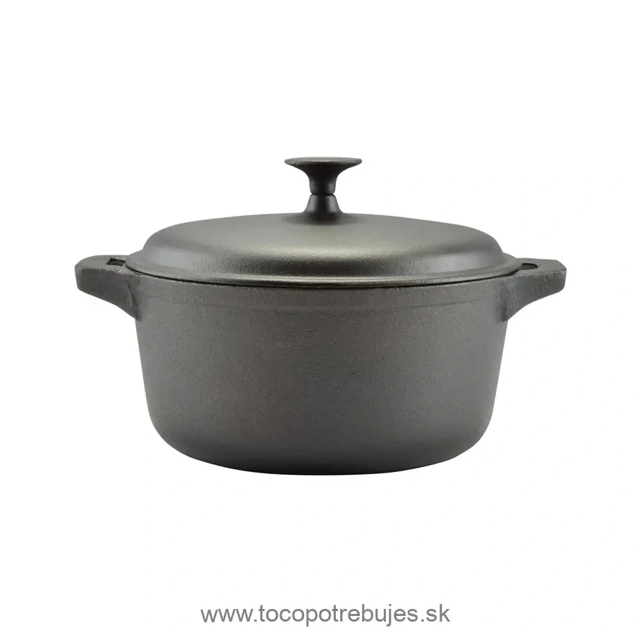 Liatinový hrniec s pokrievkou, 34 cm, 9L - Perfect Home 15533