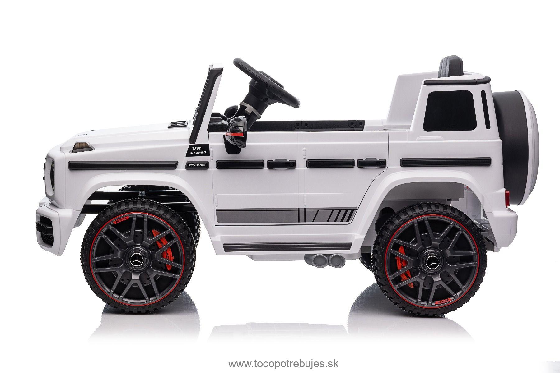 Elektrické autíčko Mercedes G, biela