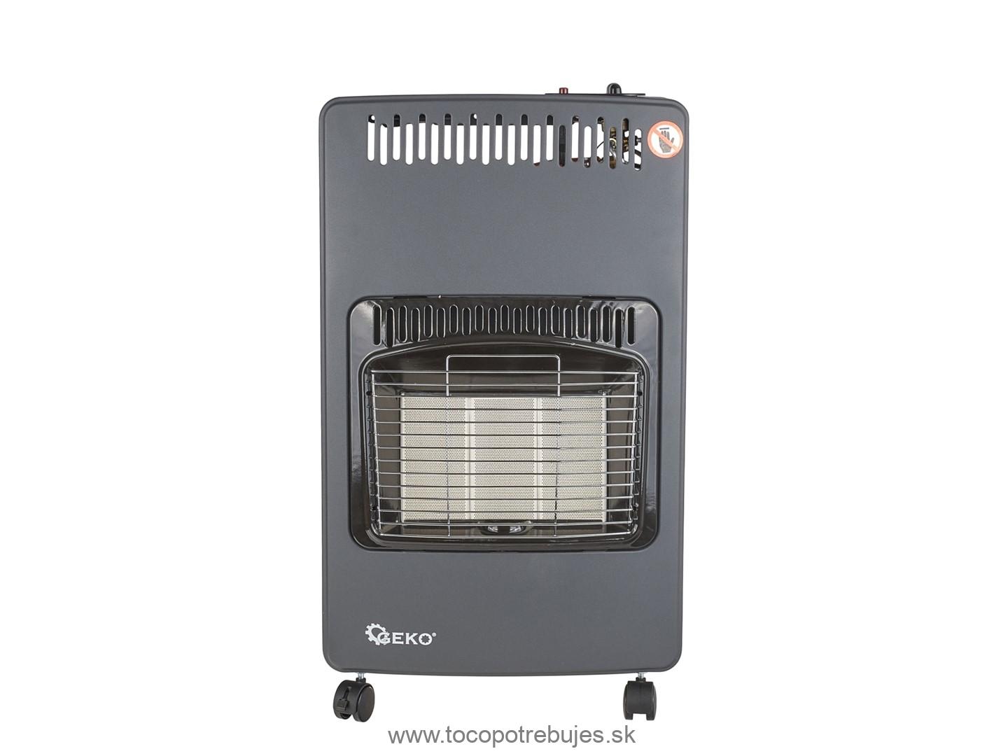 Plynový ohrievač s redukciou a hadicou 4,2kW - GEKO G80436