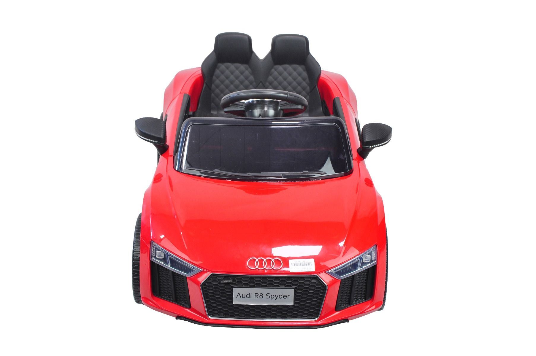 Elektrické autíčko Audi R8 small, 12V, 2,4 GHz dialkové ovládanie, USB / SD Vstup, odpruženie, 12V batéria, mäkké EVA kolesá, 2 X MOTOR, červené, ORIGINAL licencia